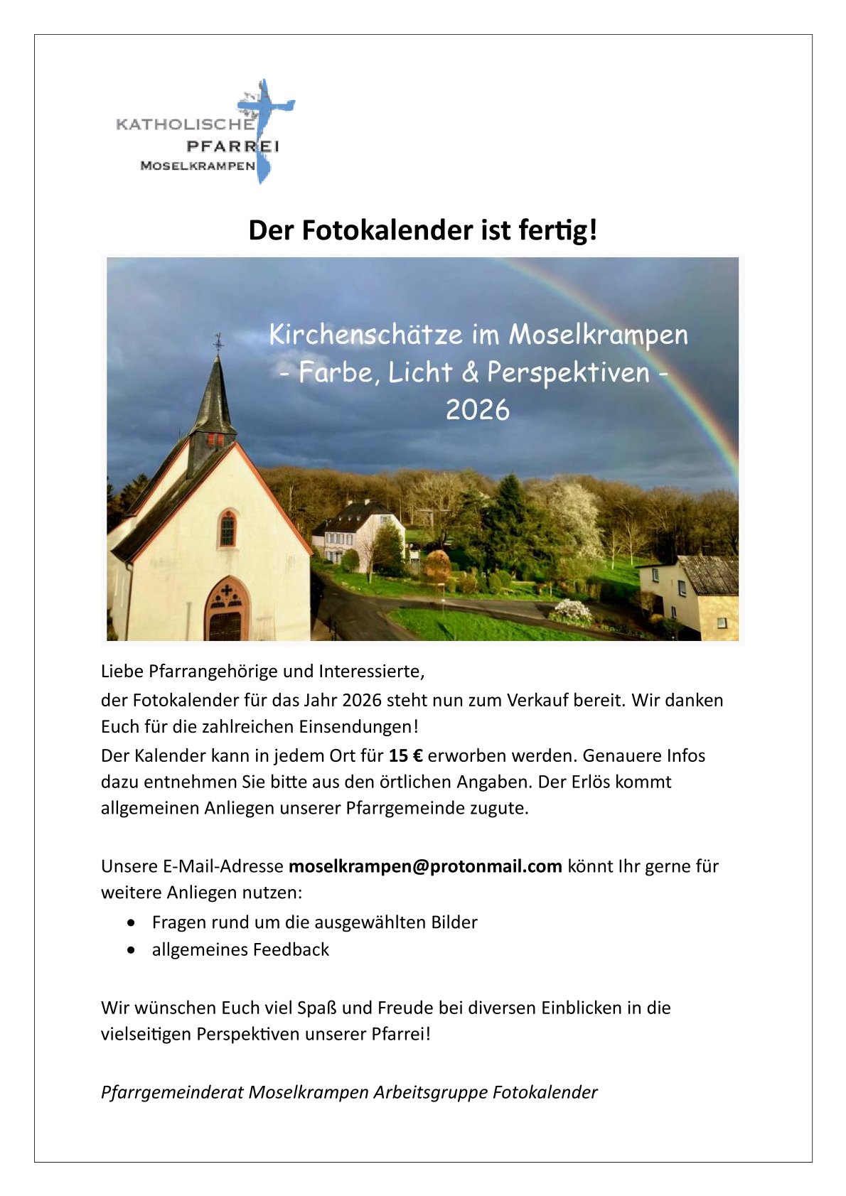 Kalender Kirche