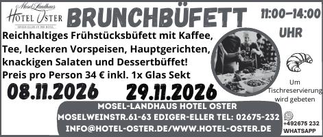 Hotel Oster Winterbrunch