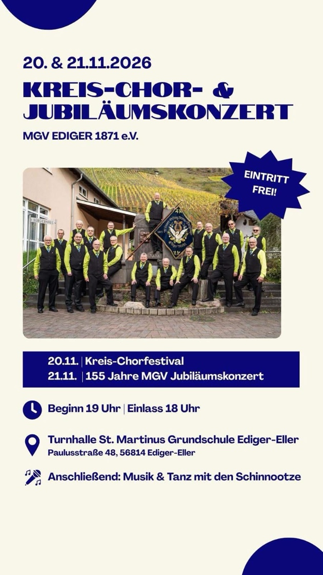 Männergesangsverein 2026