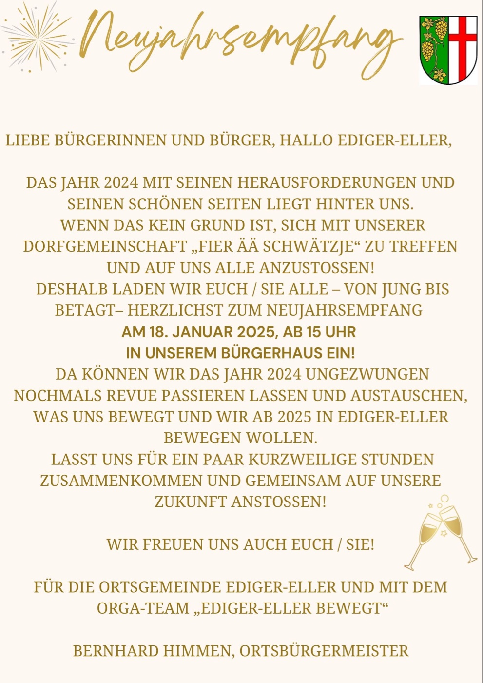 Neujahrsempfang