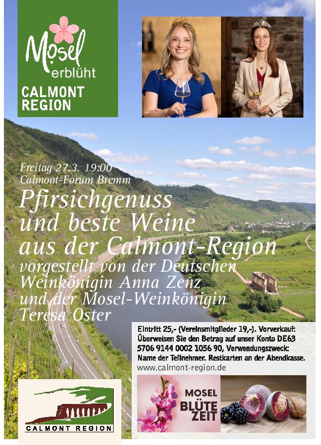 Weinprobe Calmont 2026